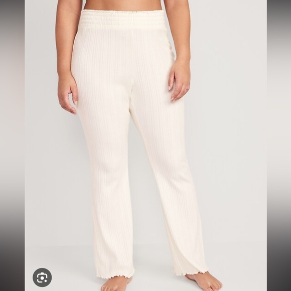 OLD NAVY Cream Pointelle Knit Pajama Set - Picture 6 of 7